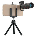 APEXEL Universal 18x25 Monocular Zoom HD Optical Cell Phone Lens Observing Survey 18X telephoto lens with tripod for Smartphone