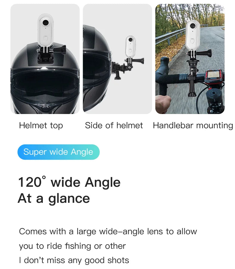 Outdoor Sports Camera In Helmet Motorcycle Bike Sport Mini Filming Bicycle Action 4K Professional Body Cam And Video Cameras Mtb