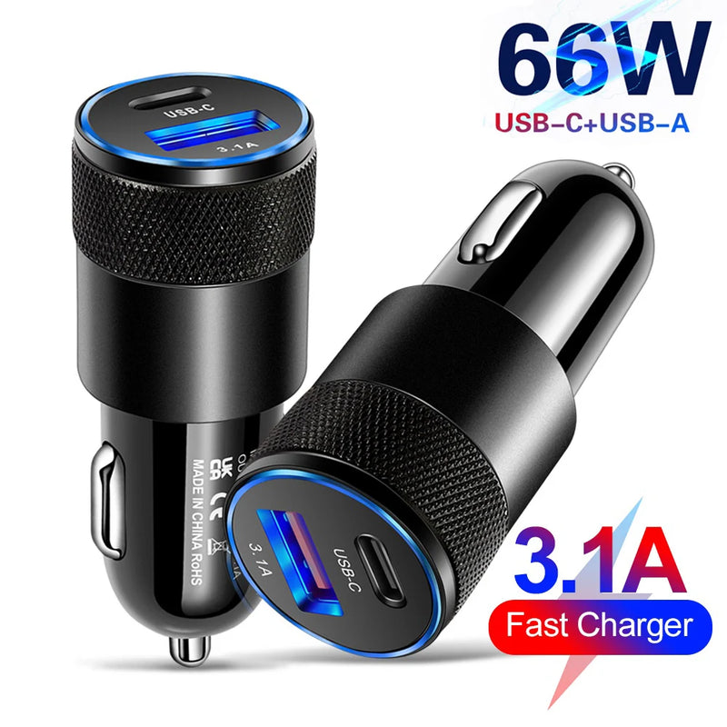 Carregador Veicular 66W
