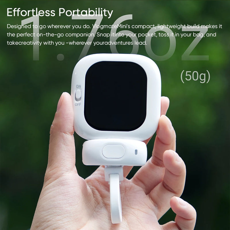 Founist Vlogmate Mini AMOLED Screen Magnetic Selfie Monitor Screen Remote Control 700nits For iPhone 5-12 13 14 15 16 Pro Vlog