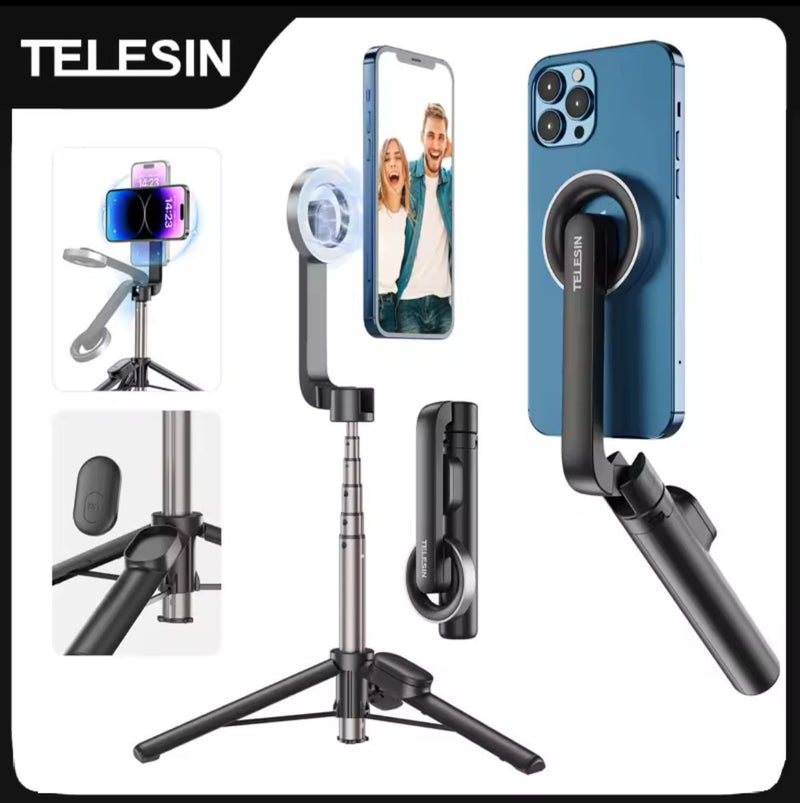 Telesin tripé magnético